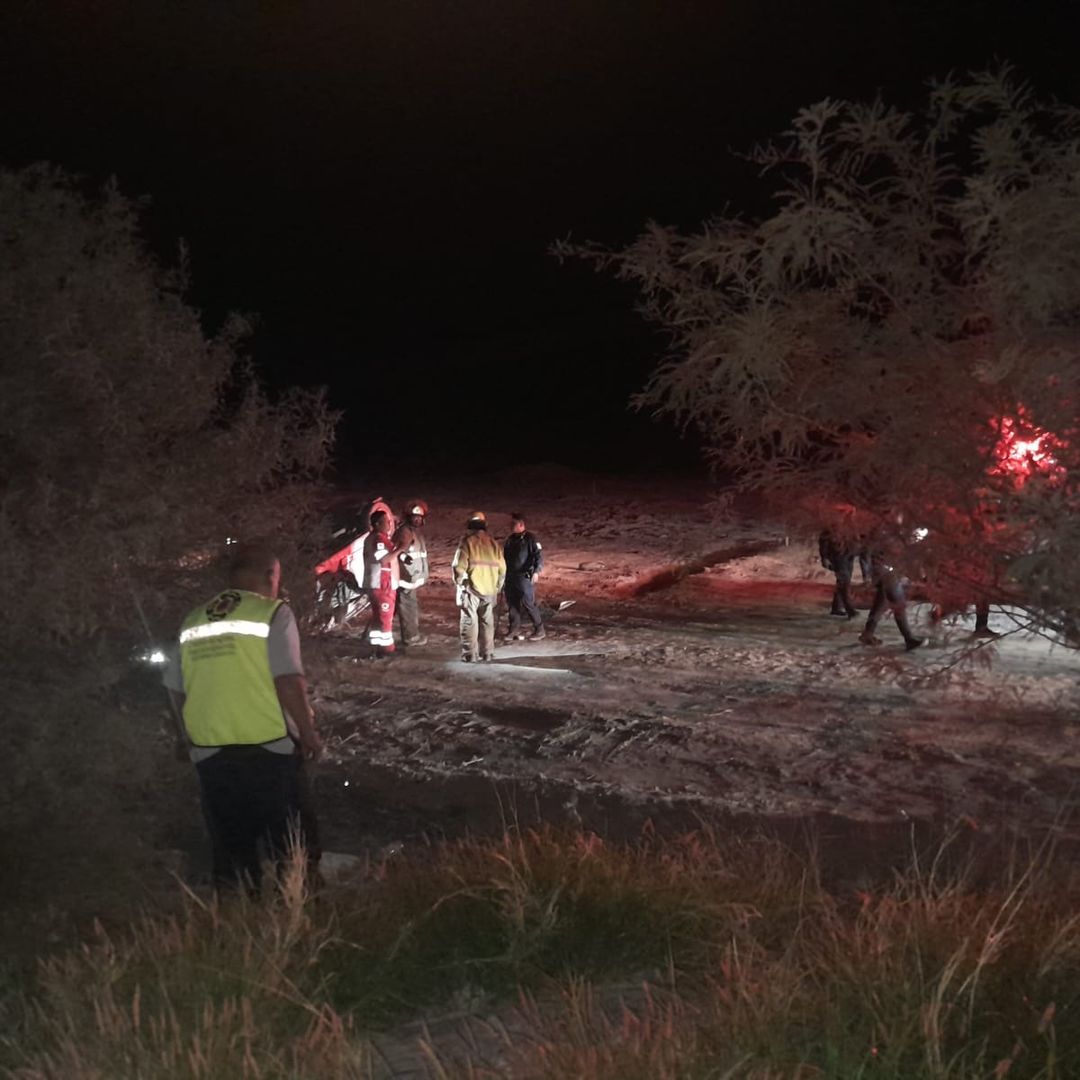 Accidente Volcadura Deja una Persona sin Vida en Carretera de Matamoros